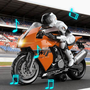 Moto RC Stunt 2,4G 3 canaux - <span class=keywords><strong>Action</strong></span> rapide avec 360 °   <span class=keywords><strong>Voiture</strong></span> télécommandée, jouet d'extérieur idéal pour les enfants - Product Image 6