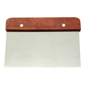 Hachoir grattoir en métal en acier inoxydable idéal comme coupe-pâte pour pain et pâte à <span class=keywords><strong>pizza</strong></span> ustensile de cuisine polyvalent - Product Image 5