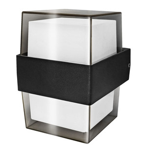 Lámpara LED cuadrada negra IP54 de 10W, resistente a la intemperie, ideal para iluminar exteriores y mejorar la decoración. - Product Image 1