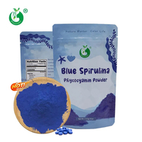 Phycocyanine naturelle E6 E18 E25 E40 Aliment santé de qualité alimentaire Poudre de spiruline bleue