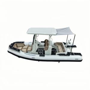 <span class=keywords><strong>Bateau</strong></span> ponton en aluminium 580 cm, best-seller, noir et blanc, avec PVC robuste et grand <span class=keywords><strong>cockpit</strong></span> - Product Image 5