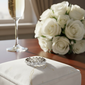 14K White Gold Wedding <b>Ring</b> with 2.00TCW Round Prong Set Diamond Premium Diamond <b>Rings</b> Product Category - Product Image 3