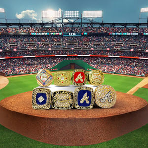 <span class=keywords><strong>M</strong></span>.L.B. Atlanta Braves Championship Ring Set, Fan Memorial Collection Legierung Custom Hochzeits schmuck Mode Ring, Factory Direct - Product Image 5