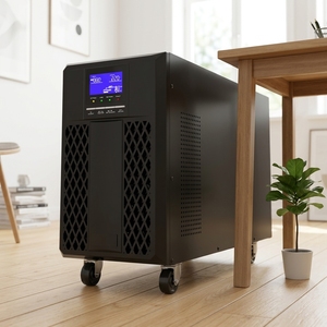 UPS en Línea de Larga Duración, 10KVA 9KW, Sistema de Alimentación Ininterrumpida Industrial para Hogar/Médico/Industrial/Computación, OEM/ODM - Product Image 1