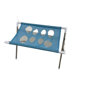 Table de toilettage pliable pour animaux de compagnie, bleue, portable, respirante, pour chats et chiens - Product Image 4
