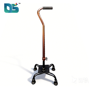 Béquille réglable à quatre pieds en alliage d'aluminium avec base en tube de fer pour adultes - Product Image 1