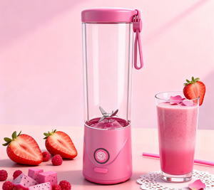 Mixeur Portable 550ml 150W 6 Lames SUS304 Rechargeable USB Batterie 2000mAh Turbo Broyeur de Glace pour Voiture, Extérieur, Maison, Hôtel, Sans BPA - Product Image 6