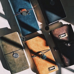 Japonés coreano Vintage hecho a mano viajero Bloc de notas estudiante diario cuaderno de cuero con cubierta de cuero TN hecho a mano libro de cuentas - Product Image 3