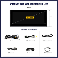 Reproductor Multimedia para Auto Android 14 Snapdragon 665 de 8 Núcleos con Pantalla de 10.25 Pulgadas, Compatible con Carplay, para Audi Q3 A1 A3 Q2 2013 2015 2016 2017 2018, GPS, 4G, BT