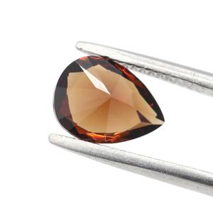 ลูกแพร์หยาบรูปร่าง6*8มม. หลวมแชมเปญพลอยบุษราคัมสำหรับเครื่องประดับ - Product Image 4