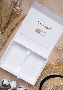 Hộp Ảnh Đám Cưới Giấy In Đặc Biệt Bằng Vải Lanh 4*6X7 6*8 Inch Tùy Chỉnh Hộp Ảnh Quà Tặng Ổ USB Flash - Product Image 3