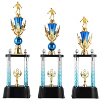 Trofeo Personalizado Universal de Plástico con Impresión UV, Ensamblable, Premio de Honor para Ganadores, Medallas Personalizadas para Competiciones Deportivas EZ01