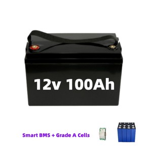 Wholesale Deep Cycle LFP <b>Battery</b> Pack <b>12V</b> 24V 50ah 100ah 150ah 200ah 300ah Lithium Li-ion <b>Battery</b> for Home Use - Product Image 2