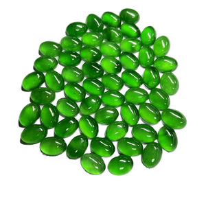 HARI OM GEMS - Piedra Preciosa de Jadeíta Verde Natural de Myanmar, Corte Ovalado, 14x10 mm, 1.5 g, Piedra Dicroica - Product Image 1
