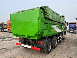 Camion benne lourd d'occasion à bas prix, Diesel Sinotruk HOWO 336 371 400 8x4, moteur Weichai Euro 3, conduite à gauche, caméra arrière - Product Image 6