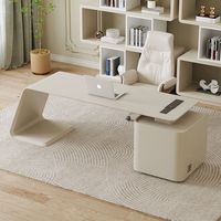 Mobilier de bureau luxueux Poste de travail Bureau de directeur en L Design moderne Boss Executive Bureau de direction