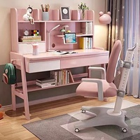 Bureau en bois massif nordique, un seul support peut soulever la table et la chaise d'apprentissage pour enfants, ensemble de bureau d'écriture pour étudiants