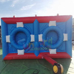 Structures gonflables interactives de qualité commerciale pour fêtes de carnaval en plein air, jeux de lancer de hache à double piste pour enfants - Product Image 5