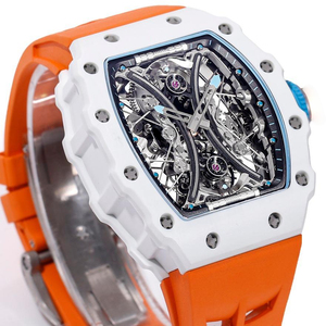 นาฬิกาข้อมือกลไกแบบโปร่งใส รุ่นท็อป Tourbillon 53-01 ดีไซน์ทันสมัย คุณภาพสูง ผลิตจากคาร์บอนไฟเบอร์ NTPT หรูหรา เหมาะสำหรับนักธุรกิจ - Product Image 2
