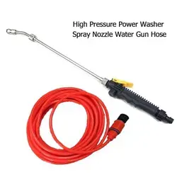 Pistolet à eau haute pression laveuse électrique <span class=keywords><strong>buse</strong></span> de pulvérisation Jet d'eau lavage de voiture outil de nettoyage de jardin tuyau d'arrosage de jardin arroseur - Product Image 2