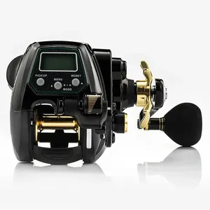 Nouvelle conception de moulinet de pêche électrique 12V pour la pêche en haute mer, moulinet de pêche en bateau, grande puissance de freinage 15KG pour les gros poissons - Product Image 4
