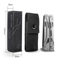 Pince multifonction 16 en 1 en acier inoxydable, pliable, pour la survie, l'EDC, le camping, la coupe de fil, outil industriel