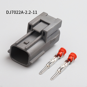 Conector de cable macho y hembra de 2 pines para sensor de temperatura del agua del coche DJ7022A-2.2-11/21, conector moderno tipo jack para altavoz - Product Image 5
