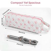 Nouvelle Trousse de Rangement Portable pour Outils Capillaires – Étui de Voyage pour Sèche-Cheveux Dyson Airwrap, Plaques Chauffantes Shark Flexstyle et Fer à Lisser