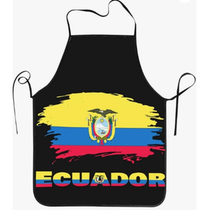 Delantal Personalizado con Bandera de México, Haití, Estados Unidos y Egipto, Delantal de Cocina de Poliéster para Animar en la Copa Mundial de Fútbol 2026 - Product Image 3