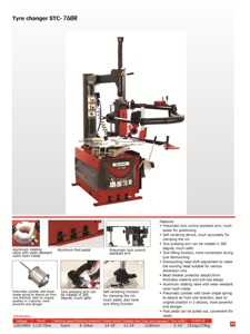 SUNSHINE Démonte-pneus, machine à réparer les pneus STC768R, avec bras auxiliaire - Product Image 2