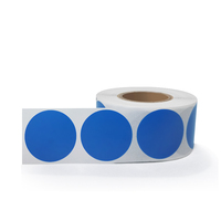Selbstklebende Farbpunkt-Etiketten 500 1000 pro Rolle Starke Klebkraft Beschichtetes Papier Farbcodierte Aufkleber Bedruckbar für Werbung
