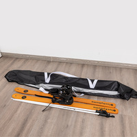 Sac de ski pour enfant, en polyester 420D, imperméable, réglable, longueur 185 cm, sangle polyvalente