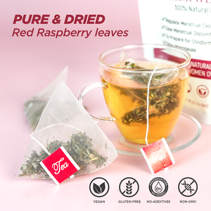 Chinaherbs Premium rouge feuille de framboise mère thé de bien-être séché pur rouge feuille de framboise coupé tamisé <span class=keywords><strong>grossesse</strong></span> sachets de thé pour les femmes - Product Image 4