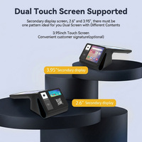 TPV Móvil Manos Libres GSM Android 14.0 con Pantallas Duales y Solución de Pago NFC Z150