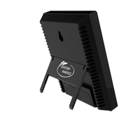 Thermomètre hygromètre numérique de table CH-912 pour la maison, avec affichage LCD de la température et de l'humidité intérieure, et alarme.