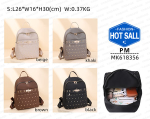 <strong>Backpack</strong> Travel Bag New Trendy Women's Bags Fashion All-Match Simple <strong>Backpack</strong> Wholesale 618 - Product Image 2