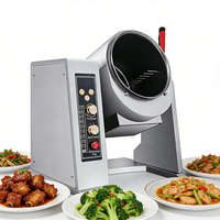 Wok Bermotor Daya Tinggi 5000W dengan Kumparan Tembaga Murni untuk Peralatan Memasak Katering Komersial dengan Kapasitas 3.5kg/jam