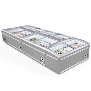 Isla congelador/supermercado refrigeradores comerciales/pecho/pantalla enfriador para alimentos congelados - Product Image 1