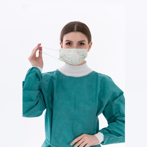 Masker Wajah 3 lapis tanpa tenunan 2024 model terlaris Masker wajah biru <span class=keywords><strong>Earloop</strong></span> bedah Masker sekali pakai - Product Image 2
