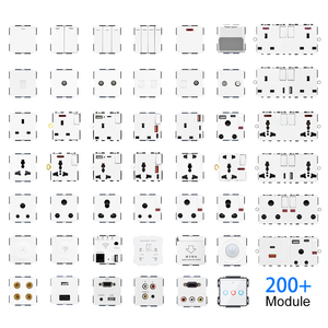Precio a granel Single 5A/6A South Africa Socket Venta directa de fábrica Estilo británico Toma de corriente multicolor para India Nepal Namibia - Product Image 3