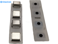 Pièces détachées pour distributeur automatique de billets Diebold Opteva, bande de clavier tactile en caoutchouc silicone et métal à 4 touches, compatible avec le panneau de fonctions latérales Diebold