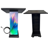 Écran d'affichage LED incurvé P1.86 4K HDR10+ pour podium, scène, affichage couleur intégrale, écran de comptoir OEM/ODM, affichage pour DJ, église