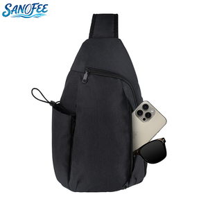 Túi đeo chéo có logo tùy chỉnh - chất liệu polyester ripstop 600D chống rách với thiết kế khóa kéo xoay - Product Image 4