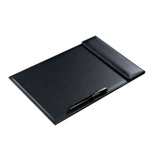 Custom Logo Office Document <b>Folder</b> <b>A4</b> PU <b>Leather</b> Clipboard with Pen Holder for Corporate Meeting - Product Image 3
