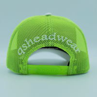 Casquettes en nylon à six panneaux avec broderie 3D, motif lettres, formelles, unisexes, ajustables pour adultes