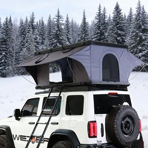 Tente <span class=keywords><strong>de</strong></span> toit rigide pour 2 personnes, structure en aluminium, 213x136x100cm, capacité <span class=keywords><strong>de</strong></span> charge 300kg, matelas 7cm, protection UV50+, imperméable 3000mm, 4 saisons, pour SUV - Product Image 1