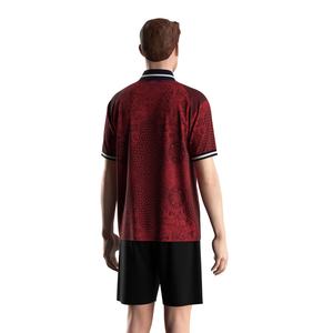 Maillot de football à col montant à séchage rapide, doté d'un tissu extensible léger et anti-humidité, idéal pour les jours de match - Product Image 4