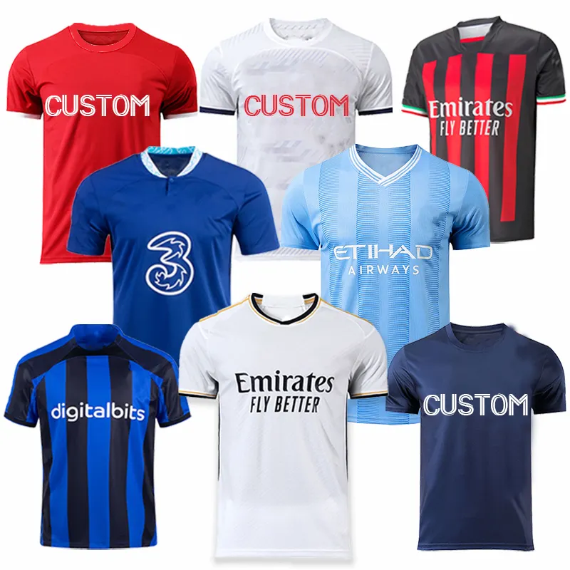 2023 Professional Soccer Uniforms Vintage Latest Football Jersey New Model Designs For Men Quality Football Jersey