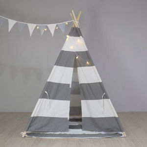 Tienda de Campaña Tipi de Lona de Algodón para Niños, Tienda de Campaña India para Niños Pequeños, 160 cm, Rayada, para Negocios de Alquiler, Tienda de Campaña Tipi India - Product Image 2