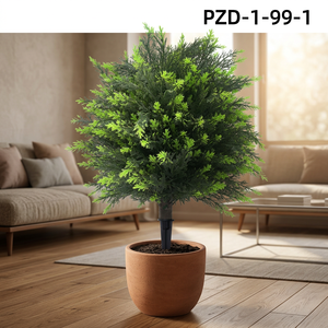 Approvisionnement direct usine : <span class=keywords><strong>Boule</strong></span> d'herbe artificielle anti-décoloration à piquet pour aménagement paysager, pour entrepreneurs, commande en gros, OEM - Product Image 1